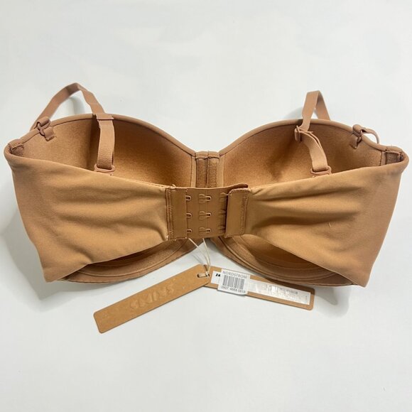 Skims Fits Everybody T-Shirt Strapless Bra Sienna Color Size 32DD - Picture 3 of 6